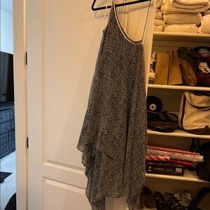 Elegant Black and White Women's Dress